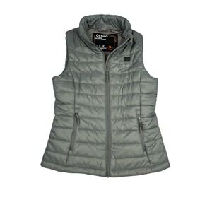 Ororo‎ EUC Heated Puffer Vest WITHOUT Battery Women's Size S Gray Quilted Zip Up